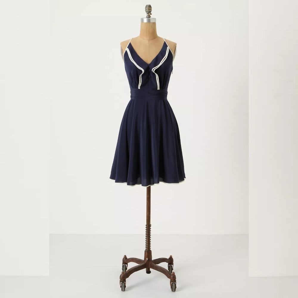 Anthropologie Girls from Savoy Gull Wing Dress
